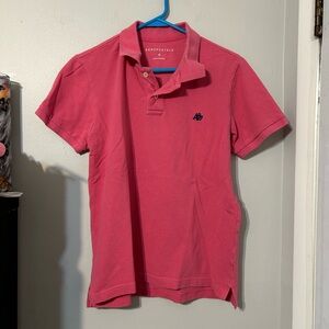 Aeropostale Men's Polo Shirt in Vibrant Pink